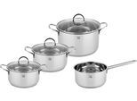 Topf-Set CS KOCH-SYSTEME "Trier", silber (edelstahlfarben), Töpfe, Topf-Set, Induktion