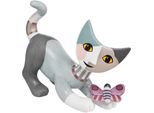 Sammelfigur GOEBEL "Melitina", bunt (grau, rosa, bunt), B:6cm H:8,5cm T:3,5cm, Biskuitporzellan, Dekofiguren, Sammelfigur, Rosina Wachtmeister