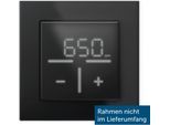 HOMEMATIC IP Smart-Home-Zubehör "Glas-Wandthermostat mit CO2-Sensor", schwarz, B:12,5cm H:5cm T:12,5cm, Smart-Home-Stationen, Smart-Home-Zubehör