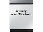 SAMSUNG teilintegrierbarer Geschirrspüler "DW60BG750SSLET", Energieeffizienz: C, silber (silberfarben), B:59,5cm H:81,5cm T:55,2cm, Geschirrspüler, teilintegrierbarer Geschirrspüler