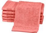 Gästehandtücher ROSS "Rubin", rot (rosenholz), B:30cm L:50cm, Frottier, Baumwolle, Handtücher, Gästehandtücher, 100% Baumwolle