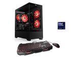 CSL Gaming-PC "AeroVision V24340", schwarz, Microsoft Windows 11 Home (64 Bit), 32 GB RAM 1.000 GB SSD, Desktop-PCs, Gaming-PC