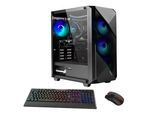 GAMEMAX Gaming-PC "Striker 7607 AMD Ryzen 7 5700X RTX 5060 32GB DDR4 1TB SSD", schwarz, Microsoft Windows 11 Home (64 Bit), 32 GB RAM 1.000 GB SSD, Desktop-PCs, Windows 11, Gaming-PC