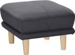 Fußhocker TRENDMANUFAKTUR "Cecilia", grau (graphit), B:66cm H:44cm T:66cm, Hocker, Fußhocker