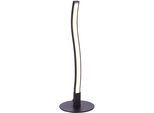 JUST LIGHT LED Tischleuchte "WAVE", schwarz, 1, Ø 10cm H: 30cm, 1 Stk., Leuchten, LED Tischleuchte