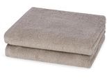 Handtücher ROSS "Doubleface - Uni-Farbfond", flanell, natur, B:50cm L:100cm, Frottier, Baumwolle, Handtücher, Handtücher, aus feinster Baumwolle