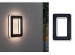 LED Außen-Wandleuchte PAULMANN "Solar Hausnummer", schwarz, B:16cm H:23cm T:3cm, Leuchten, LED Außen-Wandleuchte, LED-Modul, Hausnummern, Buchstaben wählbar, Akku wechselbar