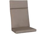 Sesselauflage "Sun", grau (taupe), B:112cm H:7cm T:47cm, Obermaterial: 100% Polyacryl. Füllung: 100% Polyurethan, ANGERER FREIZEITMÖBEL, Polsterauflagen, Sesselauflage
