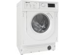 BAUKNECHT Einbauwaschmaschine "BI WMBG 71483E DE N", Energieeffizienz: D, weiß, B:59,5cm H:81,5cm T:54,5cm, Waschmaschinen, Einbauwaschmaschine