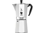 Espressokocher BIALETTI "Moka Express", grau (aluminiumfarben, schwarz), 0,81 l, 18, Kaffeemaschinen, Espressokocher, Aluminium