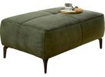Hocker JOCKENHÖFER GRUPPE "Salo, B: 114 cm", grün (dunkelgrün), B:114cm T:81cm, Hocker, Hocker, im Retrolook mit Wellenunterfederung und frei im Raum stellbar