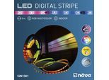 NÄVE LED-Streifen "Stripe", bunt, Flammen 1 Stk., Gesamtlänge 6,5m, Lichterketten, LED Stripe RGB, 5m, Infrarot-Fernbedienung, IP20, Dimmbar, 19W, LED-Streifen