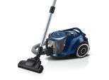 BOSCH Bodenstaubsauger "Serie 6 BGC41X36, ideal für Allergiker, Hygiene-Filter, leise", blau (crystal blau, schwarz), B:32,4cm H:26,7cm T:47,4cm, Bodenstaubsauger, 10 Jahre Motorgarantie, Hartbodendüse, XXL-Polsterdüse, blau, Bodenstaubsauger