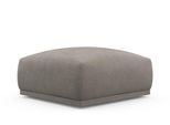 Hocker TRENDMANUFAKTUR "Braga, mit hochwertigem Kaltschaum, quadratisch, in Cord erhältlich", grau (taupe grau), B:85cm H:42cm T:85cm, 100% Polyester, Hocker, Hocker, moderner Polsterhocker, 85/42/85 cm (B/H/T)