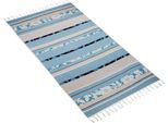 Hamamtuch BUGATTI "Adige", blau (blau moon), B:80cm L:180cm, Baumwolle, Handtücher, Hamamtuch, 80 x 180 cm
