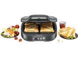 ROMMELSBACHER Sandwichmaker "ST 1800 für American Toasts im XL Format", grau (schiefergrau), B:36,5cm H:13cm T:31,5cm, Sandwichmaker, Sandwichmaker