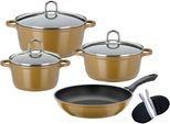 Topf-Set GSW "Gourmet Premium Color", gold (goldfarben), Töpfe, Topf-Set, Induktion