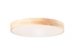 BRILLIANT Deckenleuchte "Slimline", weiß (holz hell, weiß), 1, Ø 49cm H: 8,5cm, 1 Stk., Leuchten, LED Wand- und Deckenlampe 49cm holz hell/weiß, Deckenleuchte
