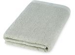 Duschtuch ROSS "Doubleface, Uni/Streifen", grau (birkengrün), B:70cm L:140cm, Frottier, Baumwolle, Handtücher, Duschtuch, aus feinster Baumwolle