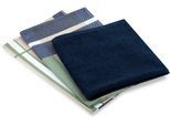 Geschirrtuch ROSS "1663 3er-Set mit Banderole", blau, B:18cm H:4cm L:27cm T:4cm, 100% Baumwolle, Geschirrtücher, Geschirrtuch, aus feinster Baumwolle