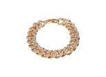 Bettelarmband URBAN CLASSICS "Urban Classics Unisex Diamond Bracelet" Gr. L, gold, Armbänder, Damen, L/XL, Zink, Bettelarmband