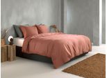 Bettwäsche ZO HOME "Zohome Baumwolle Mako-Satin Bettwäsche Satinado", rosa (canyon rose), B/L: 155cm x 220cm, 1 Stk., 1 Stk., Mako-Satin, B/L: 80cm x 80cm, 1 Stk., Mako-Satin, Obermaterial: 100% Baumwolle, Bettwäsche, Bettwäsche, Bettwäsche aus 100% Baumwolle, hochwertige Mako-Satin, ab 135x200 cm.