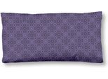 Kissenbezüge HIP "Abhay", lila, B:80cm L:40cm, Mako-Satin, Satin, Kissenbezüge, Baumwolle, Mako-Satin, 40x80, 1 Stück, Reißverschluss, Violett
