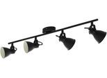 EGLO Deckenspot "SERAS 2", schwarz, 4, Leuchten, Küchenlampe, Deckenstrahler, Industrial, modern, Deckenspot