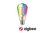 PAULMANN LED-Leuchtmittel "Smart Filament ST64 470lm 2200K-6500K gold 230V", Energieeffizienz: G, gold (goldfarben), L:14cm Ø:6,4cm, Leuchtmittel, LED-Leuchtmittel