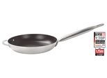 Bratpfanne ELO "Bistro Line", silber, B:36,5cm H:6cm L:65cm Ø:36cm, Pfannen, Bratpfanne, langer, handlicher Edelstahl Profi Griff, Induktion