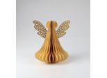 Dekoobjekt AM DESIGN "Dekofigur aus Papier", gold, B:27cm H:30cm, Papier, Dekofiguren, Dekoobjekt, 2er Set, BxH: 27x30 cm