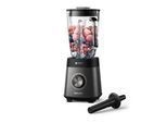 PHILIPS Standmixer "HR3040/00 5000 Series, mit ProBlend Plus-Technologie", grau (edelstahl, grau), B:19,4cm H:48,2cm T:20,5cm, Zerkleinerer, 2-Liter-Behälter und automatischer Reinigung; Edelstahl/Grau, Standmixer