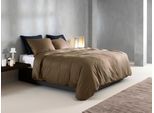 Bettwäsche ZO HOME "Zohome Baumwolle Mako-Satin Bettwäsche Satinado", beige (real taupe), B/L: 135cm x 200cm, 1 Stk., 1 Stk., Mako-Satin, B/L: 80cm x 80cm, 1 Stk., Mako-Satin, Obermaterial: 100% Baumwolle, Bettwäsche, Bettwäsche, Bettwäsche aus 100% Baumwolle, hochwertige Mako-Satin, ab 135x200 cm.