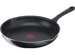 Bratpfanne TEFAL "Day by Day", schwarz, B:34,4cm H:5cm L:51,2cm Ø:32cm, Pfannen, Bratpfanne, Antihaftversiegelung, Thermo-Spot Temperaturanzeiger, Made In France