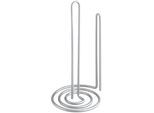 Küchenrollenhalter METALTEX "My-Roll", silber (silberfarben), H:32cm T:14cm, Metall, Küchenrollenhalter, Küchenrollenhalter, mit exklusiver Metaltex Polytherm-Beschichtung im Silbermetallic-Look