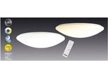 NÄVE LED Deckenleuchte "Sydney", weiß, 1, Ø 60cm H: 15cm, 1 Stk., Leuchten, dimmbar, Nachtlichtfunktion,memory, Lichtfarbe wechselbar, d: 60cm, LED Deckenleuchte