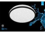 BRILONER LEUCHTEN LED Deckenleuchte "ACORUS BLACK", schwarz-weiß (weiß, neutral), Leuchten, LED Deckenleuchte