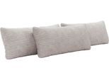 Sofakissen OTTO HOME "Mikado", grau (hellgrau), B:65cm H:25cm T:10cm, 100% Polyester, Polsterauflagen, Sofakissen, 3,5,6,7-teilige Kissen-Sets zur Auswahl