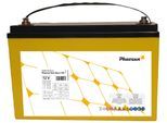 Solarakkus PHAESUN "AGM Sun Store 125", gelb (gelb, schwarz), B:173mm H:220mm T:330mm, Akkumulatoren, Solarakkus