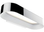 PAULMANN LED Wandleuchte "LED Wandleuchte Agena IP44 20W Chrom/Weiß matt dimmbar", weiß (chromfarben, weiß), 1, H: 5cm, 1 Stk., Leuchten, LED Wandleuchte Agena IP44 20W Chrom/Weiß matt dimmbar, LED Wandleuchte