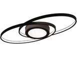 REALITY LEUCHTEN LED Deckenleuchte "Galaxy", grau (anthrazit), 1, H: 4cm, 1 Stk., Leuchten, Switch Dimmer, LED Deckenleuchte
