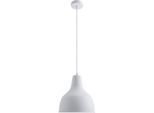 PACO HOME Pendelleuchte "CHARLIE", weiß, 1, Ø 10cm, Leuchten, Hängelampe Esszimmer Küchenlampe Hängend Esstischlampe E27, Pendelleuchte