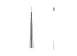 PAULMANN LED Pendelleuchte "Gutta 1x7W Alu gebürstet 230V Metall", grau (aluminiumfarben), 1, Ø 7,2cm, 1 Stk., Leuchten, LED Pendelleuchte