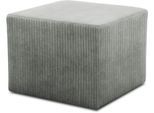 Polsterhocker HOME AFFAIRE "Jadelyn", grau (hellgrau), B:60cm H:44cm T:60cm, 100% Polyester, Hocker, Polsterhocker, Cordbezug, passend zum Schlafsofa