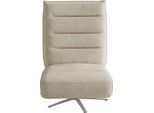 TV-Sessel SIT & MORE "Eve", silber, B:80cm H:109cm T:98cm, 100% Polyester, Sessel, TV-Sessel, mit Herz-Waage und 2 Motoren, Bedienfelder im Sitz