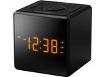 PHILIPS Uhrenradio "TAR 4500", schwarz, B:10,3cm H:10,35cm T:10,3cm, Radios, Radiowecker mit USB-C-Ladeanschluss, Doppelalarm, FM-Digital-Radio, Uhrenradio