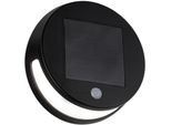 LED Außen-Wandleuchte PAULMANN "Helena", grau (anthrazit), T:6cm Ø:18cm, Leuchten, LED Außen-Wandleuchte, LED-Board, Solar, mit Bewegungsmelder