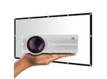 LA VAGUE LED-Beamer "LED-Projektor inkl. LV-STA100FP LV-HD200 BUNDLE", weiß, Beamer, LED-Beamer