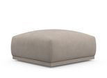 Hocker TRENDMANUFAKTUR "Braga Japandi-Design, mit hochwertigem Kaltschaum, quadratisch, in", grau (taupe), B:85cm H:42cm T:85cm, 92% Polyester, (% Nylon, Hocker, Hocker, moderner Polsterhocker, 85/42/85 cm (B/H/T)
