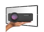 LA VAGUE LED-Beamer "LED-Projektor inkl. LV-STA100FP LV-HD320 BUNDLE", schwarz, Beamer, LED-Beamer
